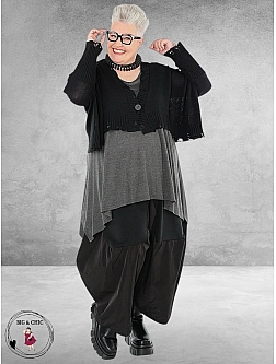 AKH Vestje Kort Zwart Destroyed